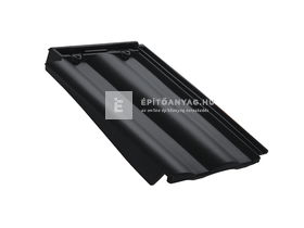 Tondach Twist szegőcserép bal FusionProtect antracit Tondach Twist szegőcserép bal FusionProtect antracit