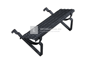 Tondach univerzális járórács garnitúra fejhoronyos cserepekhez antracit 80 cm Tondach univerzális járórács garnitúra fejhoronyos cserepekhez antracit 80 cm