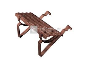 Tondach univerzális járórács garnitúra fejhoronyos cserepekhez barna 40 cm Tondach univerzális járórács garnitúra fejhoronyos cserepekhez barna 40 cm