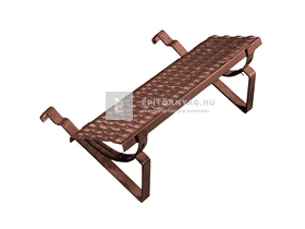 Tondach univerzális járórács garnitúra fejhoronyos cserepekhez barna 80 cm Tondach univerzális járórács garnitúra fejhoronyos cserepekhez barna 80 cm