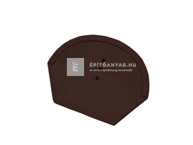 Tondach univerzális lekerekített gerinc kezdő- és lezáróelem FusionProtect sötétbarna Tondach univerzális lekerekített gerinc kezdő- és lezáróelem FusionProtect sötétbarna