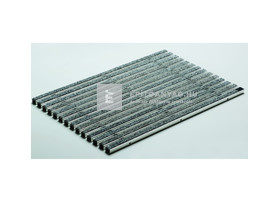 Aco Self Vario Rips alumínium lábtörlő rács műrost betéttel, világosszürke 60x40 cm Aco Self Vario Rips alumínium lábtörlő rács műrost betéttel, világosszürke 60x40 cm