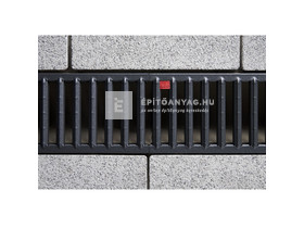 Aco Self horganyzott acél bordás rács, porszórt antracit 1 m Aco Self horganyzott acél bordás rács, porszórt antracit 1 m
