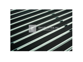 Aco Self Vario Rips alumínium lábtörlő rács gumi betéttel 75x50 cm Aco Self Vario Rips alumínium lábtörlő rács gumi betéttel 75x50 cm