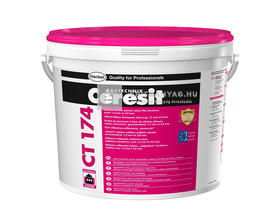 Henkel Ceresit CT 174 Szilikon-szilikát vékonyvakolat,kapart 1,5 mm fehér 25 kg Henkel Ceresit CT 174 Szilikon-szilikát vékonyvakolat,kapart 1,5 mm fehér 25 kg