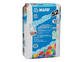 Mapei Ultralite S2 Flex kerámiaburkolat-ragasztó C2E S2 fehér 15 kg Mapei Ultralite S2 Flex kerámiaburkolat-ragasztó C2E S2 fehér 15 kg