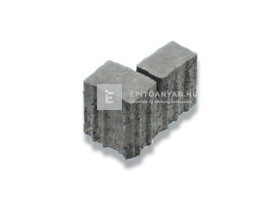 Semmelrock Arte Pest-Buda Kombi térkő sarok kő platinaszürke 10 cm Semmelrock Arte Pest-Buda Kombi térkő sarok kő platinaszürke 10 cm