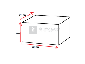 Semmelrock Bradstone Travero Kerítéselem normálkő homokkő melírozott 40x20x15 cm Semmelrock Bradstone Travero Kerítéselem normálkő homokkő melírozott 40x20x15 cm