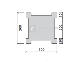 Semmelrock Bradstone Travero Kerítéselem oszlopkő homokkő melírozott 30x30x15 cm Semmelrock Bradstone Travero Kerítéselem oszlopkő homokkő melírozott 30x30x15 cm