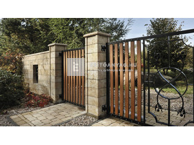 Semmelrock Bradstone Travero Kerítéselem félkő homokkő melírozott 20x20x15 cm Semmelrock Bradstone Travero Kerítéselem félkő homokkő melírozott 20x20x15 cm