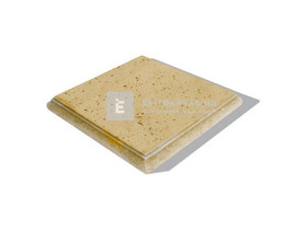Semmelrock Bradstone Travero Kerítéselem oszlopfedkő homokkő melírozott 35x35x5 cm Semmelrock Bradstone Travero Kerítéselem oszlopfedkő homokkő melírozott 35x35x5 cm