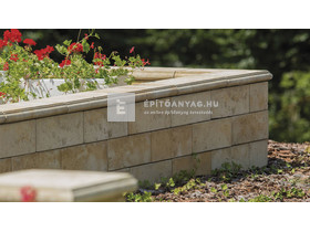 Semmelrock Bradstone Travero Kerítéselem oszlopfedkő homokkő melírozott 35x35x5 cm Semmelrock Bradstone Travero Kerítéselem oszlopfedkő homokkő melírozott 35x35x5 cm