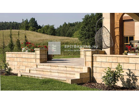 Semmelrock Bradstone Travero Kerítéselem oszlopfedkő homokkő melírozott 35x35x5 cm Semmelrock Bradstone Travero Kerítéselem oszlopfedkő homokkő melírozott 35x35x5 cm