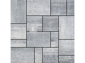 Semmelrock Citytop+ Kombi térkő Einstein fuga, szürke-fehér 6 cm Semmelrock Citytop+ Kombi térkő Einstein fuga, szürke-fehér 6 cm