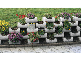 Semmelrock Flori Rézsűelem szürke 27x31x13 cm Semmelrock Flori Rézsűelem szürke 27x31x13 cm