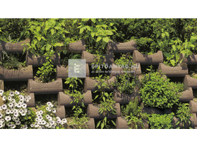 Semmelrock Flori Rézsűelem vörösbarna 27x31x13 cm Semmelrock Flori Rézsűelem vörösbarna 27x31x13 cm