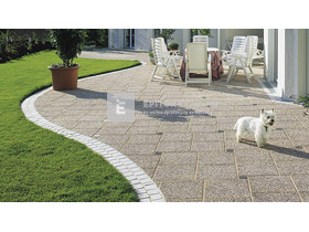 Semmelrock Picola kerti lap fövenybarna 40x40x3,8 cm Semmelrock Picola kerti lap fövenybarna 40x40x3,8 cm