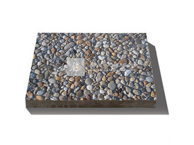 Semmelrock Picola Party Kerti lap vegyes kavics 40x40x3,8 cm Semmelrock Picola Party Kerti lap vegyes kavics 40x40x3,8 cm
