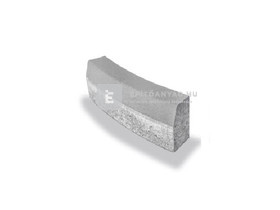 Semmelrock Útszegély íves R=3 m szürke 78x25x15 cm Semmelrock Útszegély íves R=3 m szürke 78x25x15 cm