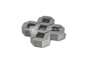 Semmelrock Gyeprácskő szürke 40x40x8 cm Semmelrock Gyeprácskő szürke 40x40x8 cm