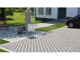 Semmelrock Gyeprácskő szürke 40x40x8 cm Semmelrock Gyeprácskő szürke 40x40x8 cm