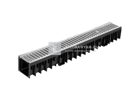 Masterplast Terraplast Top folyóka acél ráccsal 1 m Masterplast Terraplast Top folyóka acél ráccsal 1 m