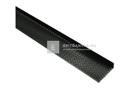 Masterplast Roofbond AC perforált szellőzőprofil fekete 2,5 m