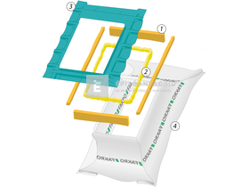 Fakro XDK hőszigetelő beépítő csomag, 55x78 cm Fakro XDK hőszigetelő beépítő csomag, 55x78 cm