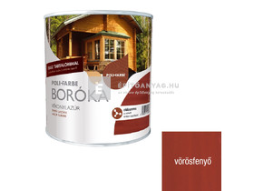 Poli-Farbe Boróka Vékonylazúr oldószeres vörösfenyő 0,75 l Poli-Farbe Boróka Vékonylazúr oldószeres vörösfenyő 0,75 l