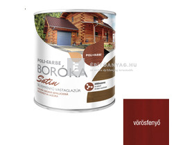 Poli-Farbe Boróka Satin Vastaglazúr vörösfenyő 0,75 l Poli-Farbe Boróka Satin Vastaglazúr vörösfenyő 0,75 l