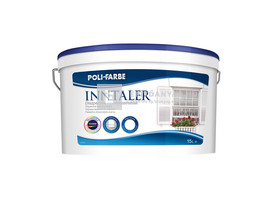 Poli-Farbe Inntaler Beltéri falfesték fehér 15 l ovál Poli-Farbe Inntaler Beltéri falfesték fehér 15 l ovál