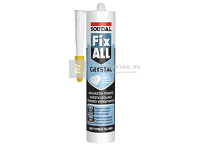 Soudal Fix-All Crystal Ragasztó transzparens 290 ml Soudal Fix-All Crystal Ragasztó transzparens 290 ml