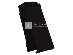 Creaton DOMINO szegélycserép bal Finesse fekete üvegmázas Creaton DOMINO szegélycserép bal Finesse fekete üvegmázas