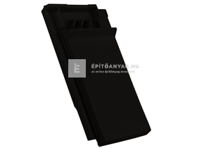 Creaton DOMINO taréjszellőző cserép Finesse fekete üvegmázas Creaton DOMINO taréjszellőző cserép Finesse fekete üvegmázas