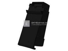 Creaton DOMINO taréjszellőző szegélycserép jobb Finesse fekete üvegmázas Creaton DOMINO taréjszellőző szegélycserép jobb Finesse fekete üvegmázas