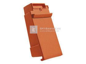 Creaton DOMINO taréjszellőző szegélycserép bal natúrvörös Creaton DOMINO taréjszellőző szegélycserép bal natúrvörös
