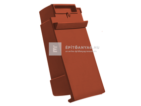 Creaton DOMINO taréjszellőző szegélycserép bal Nuance rézvörös engóbozott Creaton DOMINO taréjszellőző szegélycserép bal Nuance rézvörös engóbozott