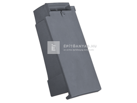 Creaton DOMINO szegélycserép bal Nuance szürke engóbozott Creaton DOMINO szegélycserép bal Nuance szürke engóbozott