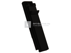 Creaton DOMINO taréjszellőző félcserép Finesse fekete üvegmázas Creaton DOMINO taréjszellőző félcserép Finesse fekete üvegmázas