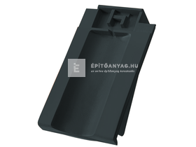 Creaton OPTIMA taréjszellőző szegélycserép jobb Nuance palaszürke engóbozott Creaton OPTIMA taréjszellőző szegélycserép jobb Nuance palaszürke engóbozott