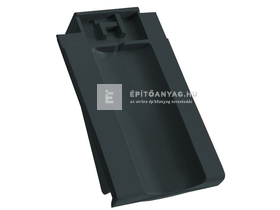 Creaton OPTIMA taréjszellőző szegélycserép bal Nuance palaszürke engóbozott Creaton OPTIMA taréjszellőző szegélycserép bal Nuance palaszürke engóbozott