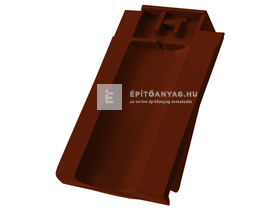 Creaton OPTIMA taréjszellőző szegélycserép jobb Finesse borvörös üvegmázas Creaton OPTIMA taréjszellőző szegélycserép jobb Finesse borvörös üvegmázas