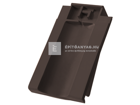 Creaton OPTIMA taréjszellőző szegélycserép jobb Nuance sötétbarna engóbozott Creaton OPTIMA taréjszellőző szegélycserép jobb Nuance sötétbarna engóbozott
