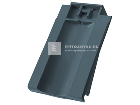 Creaton OPTIMA taréjszellőző szegélycserép jobb Nuance szürke engóbozott Creaton OPTIMA taréjszellőző szegélycserép jobb Nuance szürke engóbozott