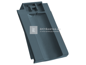 Creaton OPTIMA taréjszellőző szegélycserép bal Nuance szürke engóbozott Creaton OPTIMA taréjszellőző szegélycserép bal Nuance szürke engóbozott