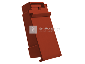 Creaton DOMINO taréjszellőző szegélycserép bal Nuance borvörös engóbozott Creaton DOMINO taréjszellőző szegélycserép bal Nuance borvörös engóbozott