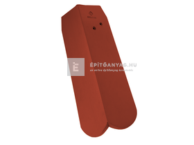 Creaton KLASSIK hódfarkú szegélycserép 1/2 koronafedés, bal Nuance borvörös engóbozott Creaton KLASSIK hódfarkú szegélycserép 1/2 koronafedés, bal Nuance borvörös engóbozott