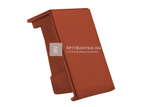Creaton DOMINO félnyeregtető szegélycserép bal Nuance rézvörös engóbozott Creaton DOMINO félnyeregtető szegélycserép bal Nuance rézvörös engóbozott