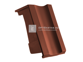 Creaton OPTIMA félnyeregtető szegélycserép préselt bal Nuance barna engóbozott Creaton OPTIMA félnyeregtető szegélycserép préselt bal Nuance barna engóbozott