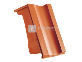 Creaton OPTIMA félnyeregtető szegélycserép préselt bal natúrvörös Creaton OPTIMA félnyeregtető szegélycserép préselt bal natúrvörös